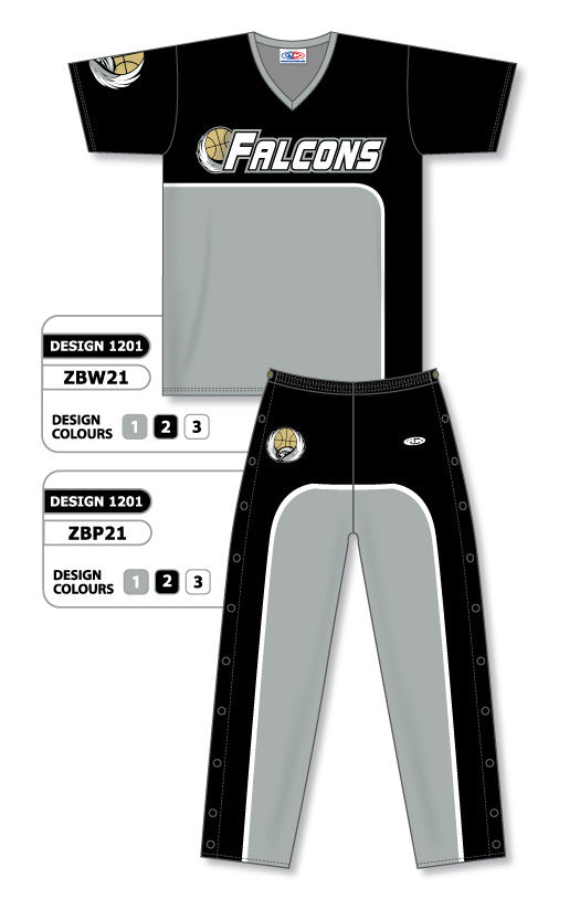 Athletic Knit Custom Sublimated Basketball Warm Up Set Design 1201 (ZBWS21-1201)